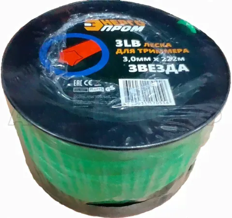 Триммерная леска Энергопром 3,0/222 (3 мм, 222 метра)-0